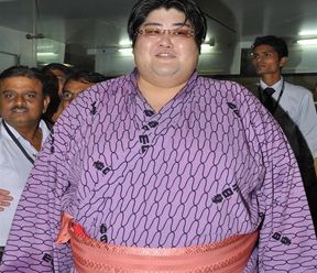 In Pics: 'Bigg Boss' Yamamotoyama arrives in India!